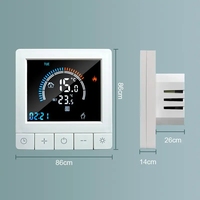 2024 Pengontrol Termostat Ruangan WIFI Elektronik Pintar yang Dapat Diprogram
