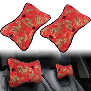 Almohada Cervical para Auto Uni Fit JDM Ukiyo-e, Tela Multicolor, Interior de Lujo, Cojín Anti Fatiga para Asientos Deportivos, Compatible con Todos los Autos - Product Image 1