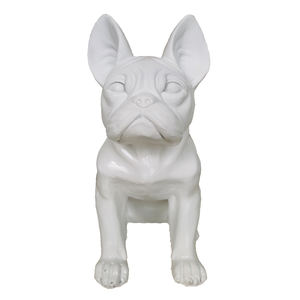Patung anjing gonggongan dekoratif, untuk dekorasi meja kantor, patung resin, anjing Bulldog Prancis, patung taman patung luar ruangan - Product Image 6