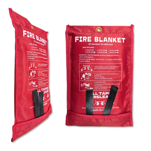 Non Toxic Soft Firefighter Specialized Fiberglass Fire Blanket with Flame Retardant Feature <b>Heat</b> Resistant Home Use - Product Image 4