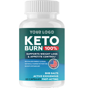 OEM Keto Burn Cápsulas Píldoras de dieta de cetosis ayudan a acelerar la descomposición de calorías en el cuerpo de manera más eficiente mejorar su capacidad intelectual - Product Image 1