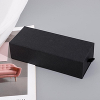 Boîtes en carton personnalisables écologiques avec doublure en éponge pour bijoux, gaufrage pour emballage cadeau de colliers, boucles d'oreilles et bagues