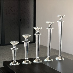 Set di Candelabri Alti in Cristallo ZT-026 in Offerta Speciale per Decorazioni da <span class=keywords><strong>Tavola</strong></span> per <span class=keywords><strong>Capodanno</strong></span>, San Valentino, Ringraziamento, Natale e Matrimoni - Product Image 4