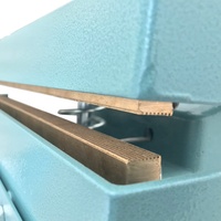 Machine de scellage verticale électrique CHPSF-300X2 à pédale pour sacs plastiques, avec cadre en aluminium et chauffage direct, pour l'habillement