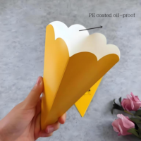 Papier crêpe gaufré jetable pliable à quatre couleurs avec logo fantaisie biodégradable recyclé imprimé personnalisé