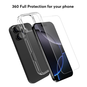 3 in 1ออกแบบมาสำหรับ <span class=keywords><strong>iPhone</strong></span> 16 Pro กระจกนิรภัยป้องกันหน้าจอกล้องเลนส์กล้อง - Product Image 3