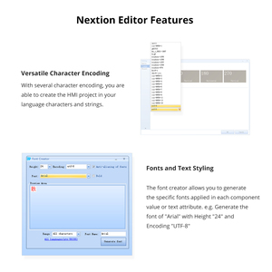 NEXTION NX4880E043-011C 4.3" Edge Series HMI จอแสดงผลแบบสัมผัส LCD-TFT หน้าจอแบบคาปาซิทีฟโมดูลแผงหน้าจอในตัว RTC ไม่มีตัวครอบ L102 - Product Image 4