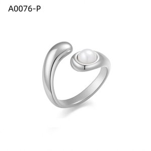Bague de mode DEL Pearl A0076 pour femmes, bijoux de haute qualité - Product Image 1