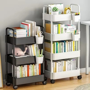 Carrito Metálico Rodante de 2-5 Niveles, Estante para Verduras, Estante de Almacenamiento para Cocina, Carrito de Cocina, Carrito para Baño y Cocina con Ruedas - Product Image 2