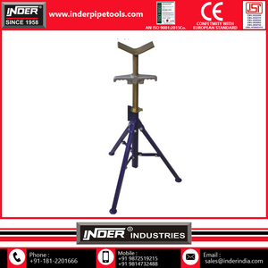 Direct Factory Price <b>Top</b> Selling Industrial DIY Grade Pipe Stand Superior Quality Folding Rollers 1000kg <b>Load</b> Hand Tools - Product Image 3