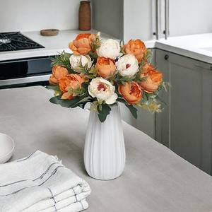 Peonia Austin Fiore Artificiale per Decorazioni Matrimoniali, Oggetto Scenico per Fotografia Domestica ed Esterna, Atmosfera Romantica di Alta Qualità - Product Image 2