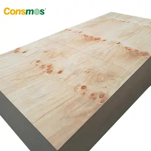 CONSMOS factory cdx tingkat konstruksi 4x8 lembar kayu lapis pinus untuk atap dinding eksterior