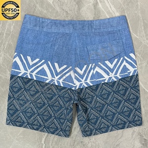 Shorts de bain pour hommes, design personnalisé, tissu extensible 4 directions, séchage rapide, motif personnalisé, vente en gros, shorts de surf et de plage - Product Image 2