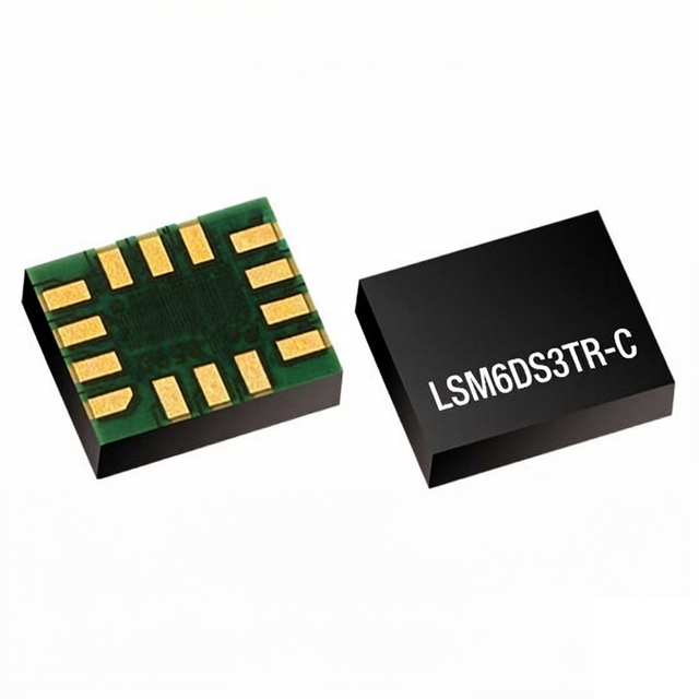 LSM6DS3TR-C 6DoF IMU 3D Accelerometer 3D Gyroscope LGA-14 Low Power Motion Sensor 4KB FIFO Step Counter for Smart Watch Drones