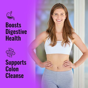 Hot Sale 5-In-1 Probiotics Veggie Capsules Prebiotics Fiber Colon Cleanse Blend High-Fiber Dietary <b>Supplement</b> - Product Image 3