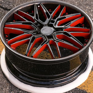Jantes forgées en fibre de carbone de qualité supérieure, deux pièces, 17-26 pouces, 5x112 5x120 5x130 pour <span class=keywords><strong>Audi</strong></span> <span class=keywords><strong>R8</strong></span> <span class=keywords><strong>Lamborghini</strong></span> <span class=keywords><strong>Huracan</strong></span> Ferrari 488 - Product Image 5