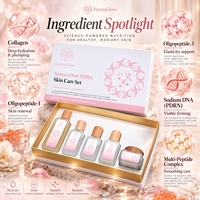 Kit de Soins Réparateurs pour Peaux Sensibles, Abîmées et Fragiles : Oligopeptide-1 Fermenté, Oligopeptide-3, ADN de Saumon PDRN pour le Soutien de la Barrière Cutanée