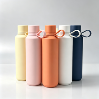 Cadeau de Noël et du Nouvel An, tasse de cyclisme en acier inoxydable à double paroi de 20 oz, 360 ml, tasse isotherme pour les sports de plein air avec poignée