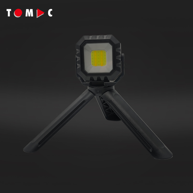 TOMAC MINI Ultra-Slim 25mm LED Work Light Compact Rechargeable Magetic Base Mechanic Inspection & Outdoor Use