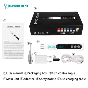 Motore Endodontico Wireless Dentale Colorato 16:1 con Contrangolo Standard, Strumento Intelligente per Terapia del Canale Radicolare, Elettrico con Pulsante a Pressione <span class=keywords><strong>HYG</strong></span> - Product Image 6