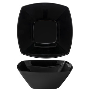 Bol à salade Eclipse noir 22,4 × 22,4 cm carré en verre de Bormioli Rocco - Product Image 1