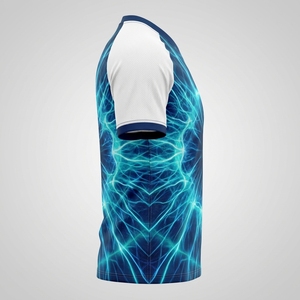 Unisex Sublimated Soccer Jersey Kit V Neck Sleeveless Flame Print Breathable Moisture Wicking Football Jersey 100% Polyester - Product Image 4