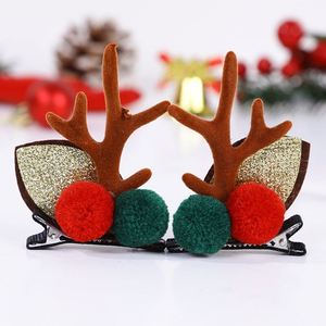 Christmas Faux Fur Claw Clips Cartoon Reindeer Hair Accessories Plush Antler Barrettes <b>Xmas</b> Party Favors <b>Gift</b> <b>Set</b> for Holiday - Product Image 4