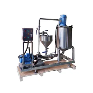 Acero inoxidable SUS316l China fabrica tanque de mezcla crema licuadora calefacción mezclador vacío homogeneizador emulsionante tanque de mezcla