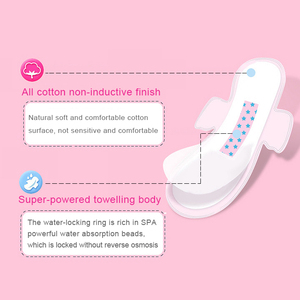 Serviettes hygiéniques en coton biodégradables ultra-minces, respirantes, super absorbantes, certifiées ISO9001, <span class=keywords><strong>pour</strong></span> femmes et hommes - Product Image 4
