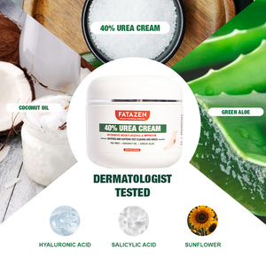 FATAZEN Etiqueta Privada 40% Urea Crema Hidratante Intensiva Aceite de Coco Aloe Vera Fórmula Pies Codos Rodillas Reparación Crema Corporal - Product Image 6