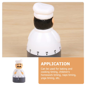 Temporizador de Huevos, Reloj Despertador de Corto Plazo, Temporizador de Cocina de 60 Minutos, Temporizador Mecánico de Cuenta Regresiva para Cocinar y Hornear - Product Image 2