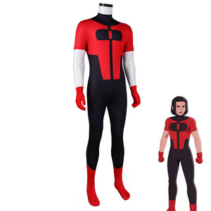 Disfraz de Cosplay Invincible Kid, traje completo rojo y negro de Oliver Grayson para juegos de rol de Anime - Product Image 2