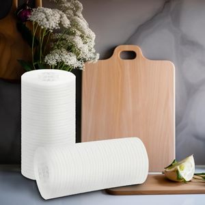 Rollos de Papel de Cocina Desechables Ecológicos de 1 Capa y 120g, Súper Absorbentes de Agua y Aceite, de Pulpa de Madera + PP, Última Tendencia en Ventas - Product Image 3