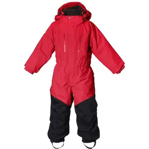 Custom Manufacturers Wholesale Good Designed Warm Breathable Kid's Ski Suit Waterproof Windproof Children's One-piece Ski Wear