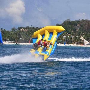 Bateau banane gonflable de sport, tractable, pour sports nautiques, modèle Poisson volant - Product Image 1
