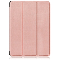 Nouveaux produits en gros pour OnePlus Pad Go / OPPO Pad Air2 / Neo Custer Étui de tablette en cuir intelligent à trois volets de couleur unie