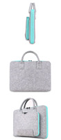 17.3 ''Portable ordinateur portable sacs universel feutre ordinateur portable double fermeture éclair sac de transport couverture tablette étui Latops accessoires