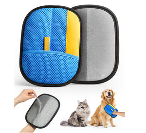 Gants réutilisables double face pour l'élimination des poils d'animaux, grands et pratiques, pour le nettoyage et la beauté des chats et des chiens (vente en gros) - Product Image 2