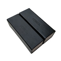 Luxe oversize noir épais cuir lunettes de soleil lunettes lunettes dur aimant optique lunettes étui et sacs d'emballage