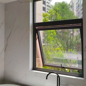 Fenêtre à auvent étroite en aluminium étanche à suspension supérieure, éclairage naturel pour <span class=keywords><strong>baignoire</strong></span>, salle de bain, mur en marbre - Product Image 2