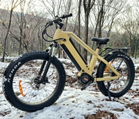 Vélo électrique hybride Bafang M630 48V 2025, 5 vitesses, moteur central, cadre bas, pneus larges 26'', VTT électrique fabriqué