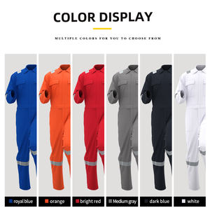Haute qualité 100% coton vêtements de travail réfléchissants sécurité Construction vêtements de travail combinaisons - Product Image 2