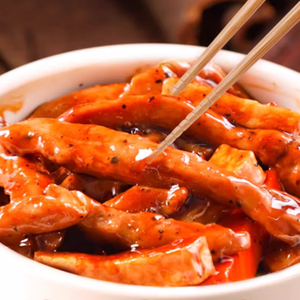 Comida <span class=keywords><strong>de</strong></span> fábrica profesional china, filete <span class=keywords><strong>de</strong></span> pollo a la pimienta negra, paquete <span class=keywords><strong>de</strong></span> comida rápida, plato precocinado, restaurante para llevar - Product Image 2