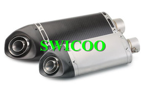 ท่อไอเสียจักรยานยนต์วิบาก51มม. 345/400มม. สำหรับรถจักรยานยนต์ Z800 Z250 - Product Image 6