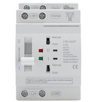 FZRH 2P AC 220V 63A Mini-commutateur de transfert automatique (ATS) domestique à double alimentation, modèle 2P4P-63, capacité de coupure 10kA