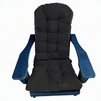 Nouveau coussin épaissi pour chaise inclinable, chaise à bascule, chaise Adirondack, dossier haut, siège de bureau, tout-en-un, 100%