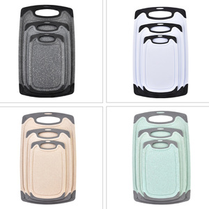 Ensemble de planches à découper Oxone, 3 pièces, blocs de découpe rectangulaires en plastique pour fruits et légumes de cuisine - Product Image 1