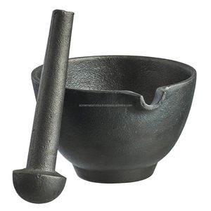 Premium Black Ceramic <b>Pestle</b> <b>and</b> <b>Mortar</b> Set Handcrafted Heavy Duty Kitchen Tool High Quality Supplier for Grinding - Product Image 3