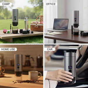 Cafetera Portátil con Pantalla Digital 3 en 1, Cafetera <span class=keywords><strong>Espresso</strong></span> Comercial para Auto, Hogar y Camping - Product Image 4