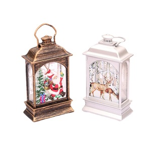 New Christmas decorative light-up portable oil lamp, LED <b>window</b> display ornament, party decoration, children's gift - Product Image 5